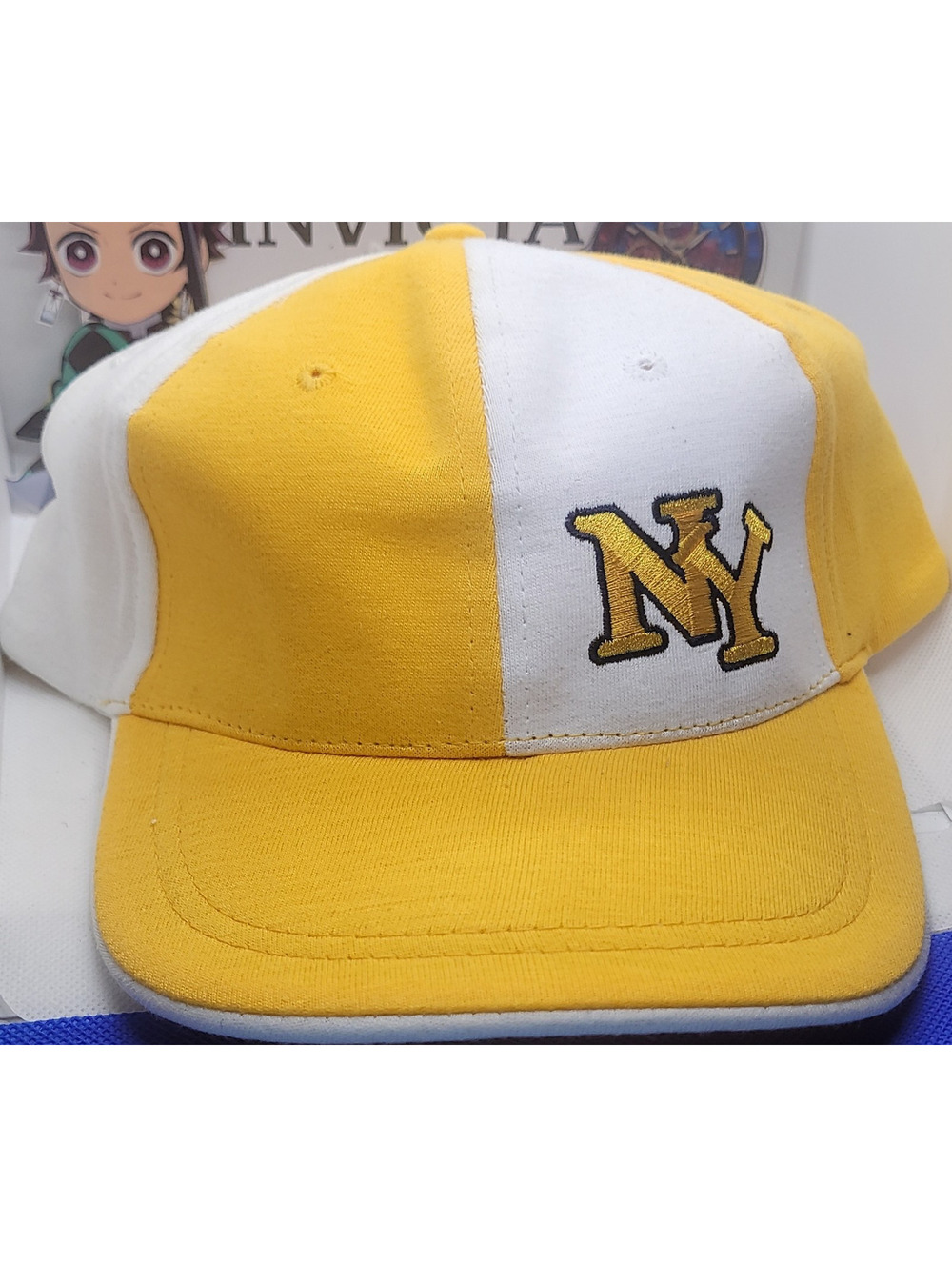 BX New York Yankees MLB Baseball Cap One Size fits all Yellow White